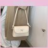Chic Mini Square Handheld Shoulder Bag With Bow And Stylish Stitching For Women