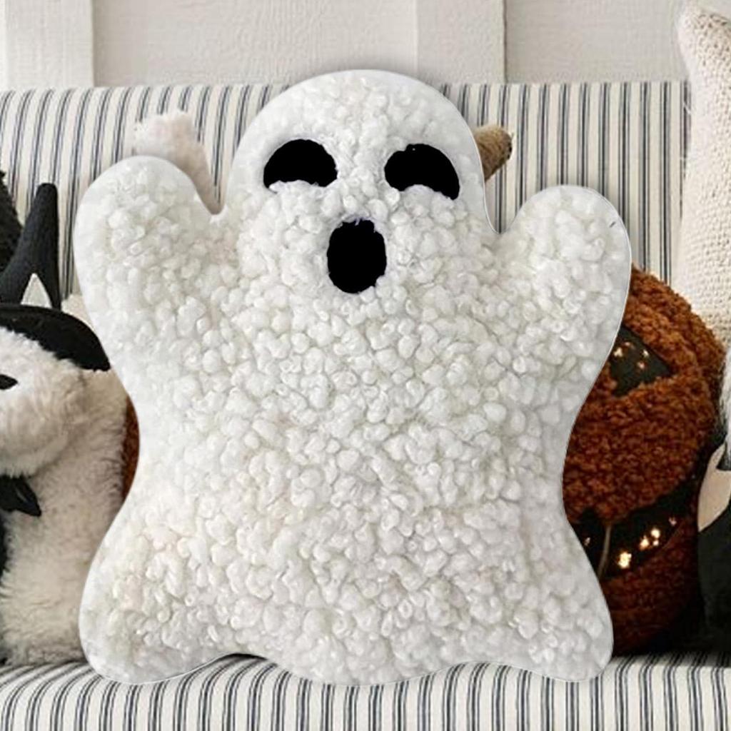 Ghost Pillow Ghost Decor Party Decorative Pillows Halloween Decorations Cushion For Fall Holiday Indoor Living Room Sofa Bedroom