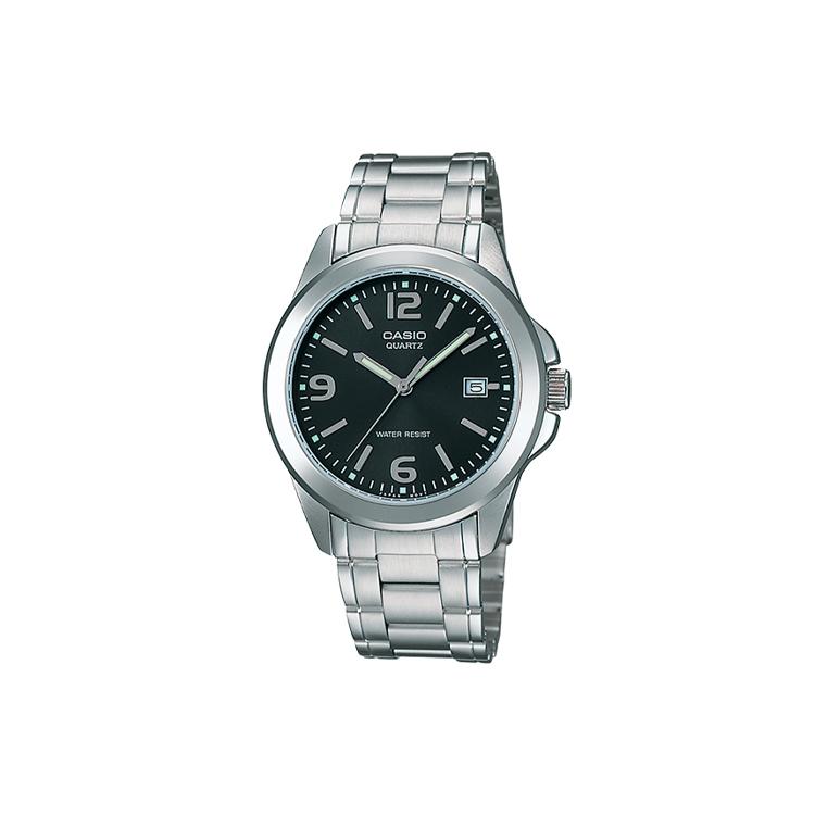 CASIO G Shock MTP 1215A 1A MTP-1215A-1A Silver Black