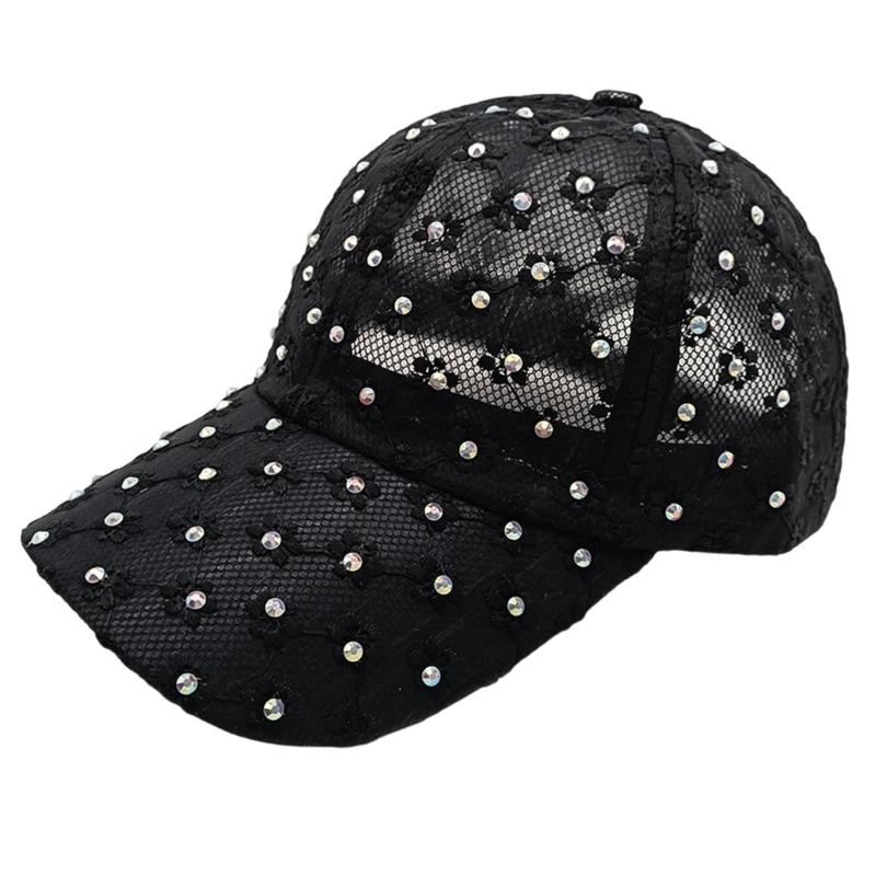Stylish Floral Baseball Cap For Women And Men With Adjustable Strap Sun Protection Polyester Fabric Outdoor Caps