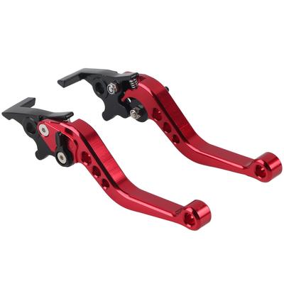 Motorrad Kupplung Brems Griff Hebel CNC Aluminium Legierung Universal Motorrad ZubehörRot
