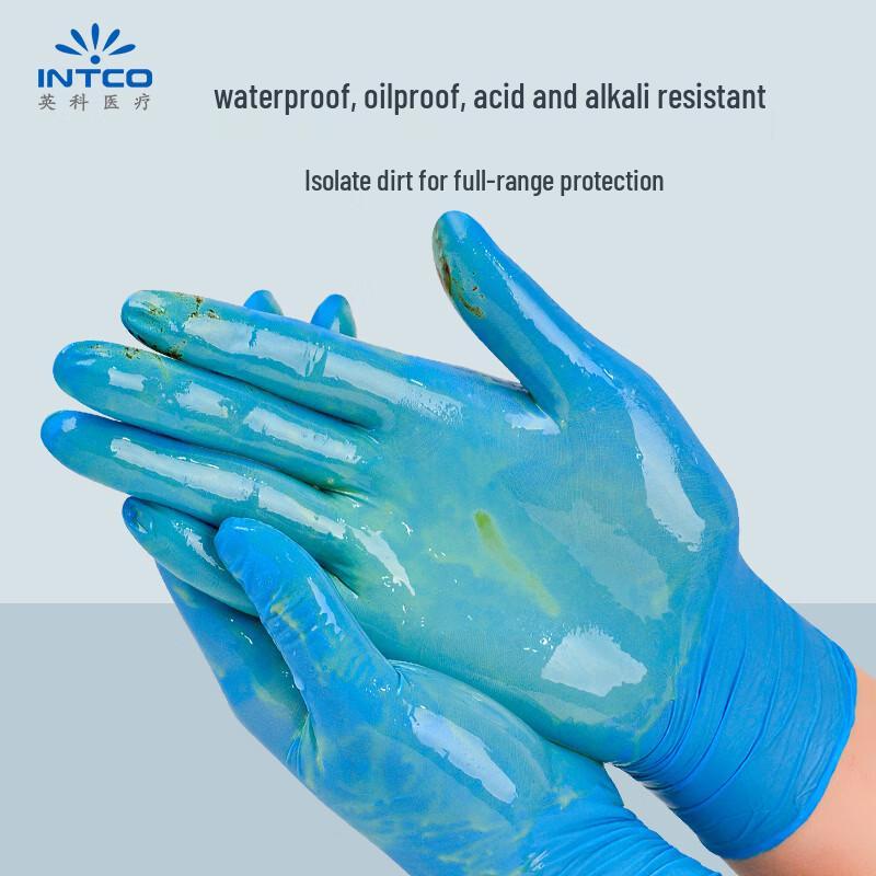 INTCO Disposable Nitrile Gloves (100-Count)