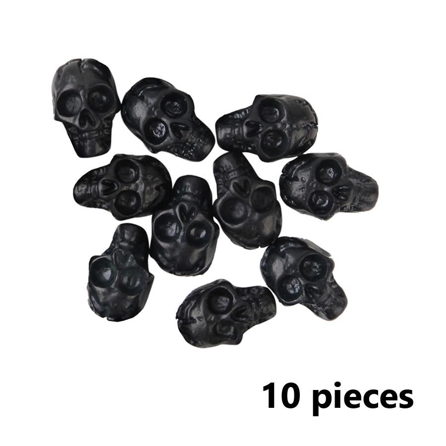 10/50Pcs Skull Nail Art Charms Flatback Beads, Punk Halloween Party Holiday Nail Art DIY Decoration
