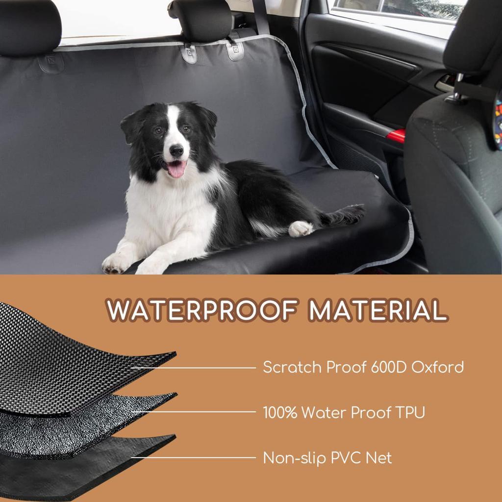 Waterproof and Dirt-Resistant Oxford Cloth Pet Car Mat - Popular Trunk and Seat Cushion for Dogs