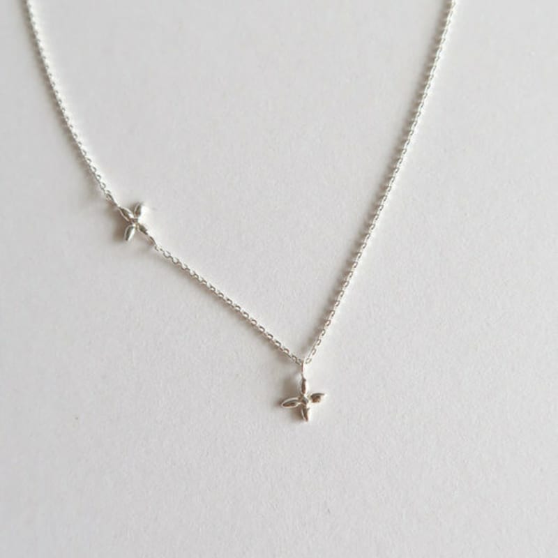 DOL silver 925 forsythia necklace [silver/gold]