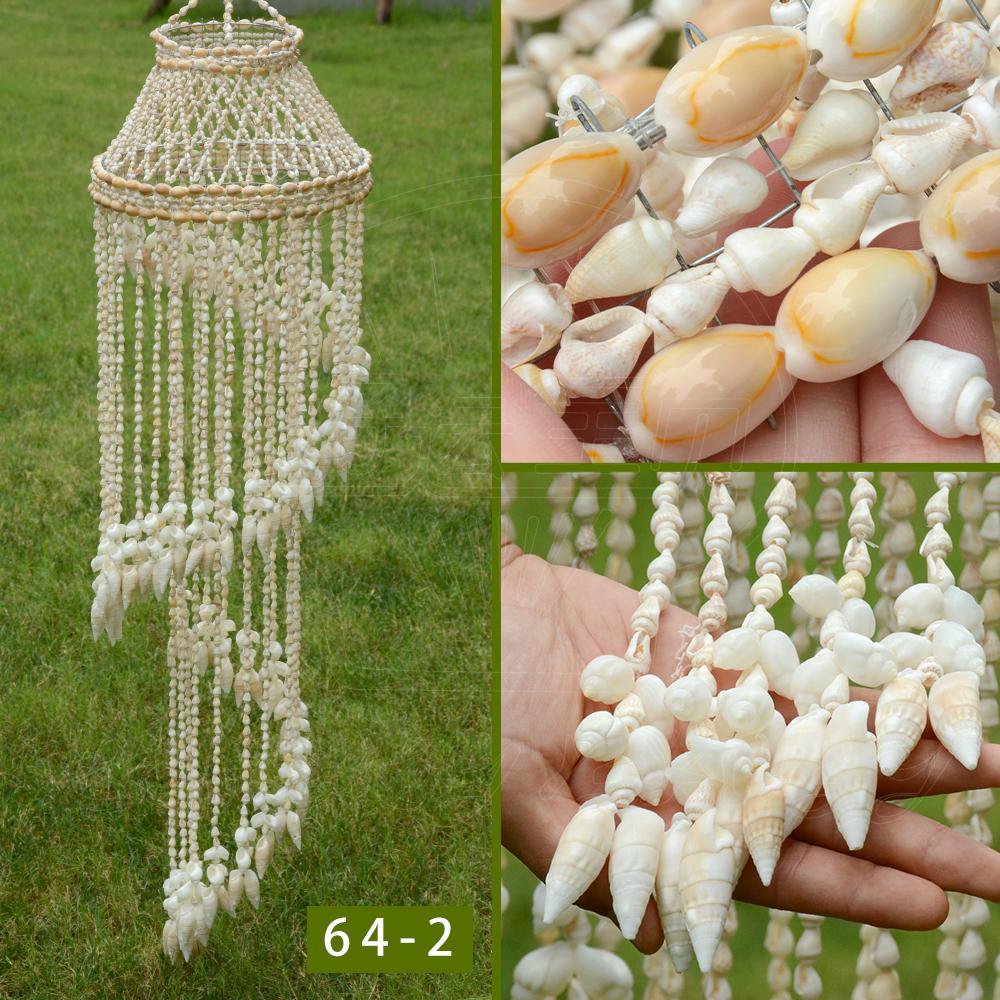 Shell Wind Chimes Nautical Decoration Outdoor Patio Yard Hanging Ornament Home Decor Beach Decoration