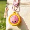 Mini Dumpling Keychain Pendant 6/8/10Pcs, Soft Cartoon Snack Accessories for Backpacks Keys Bags Office Lanyards