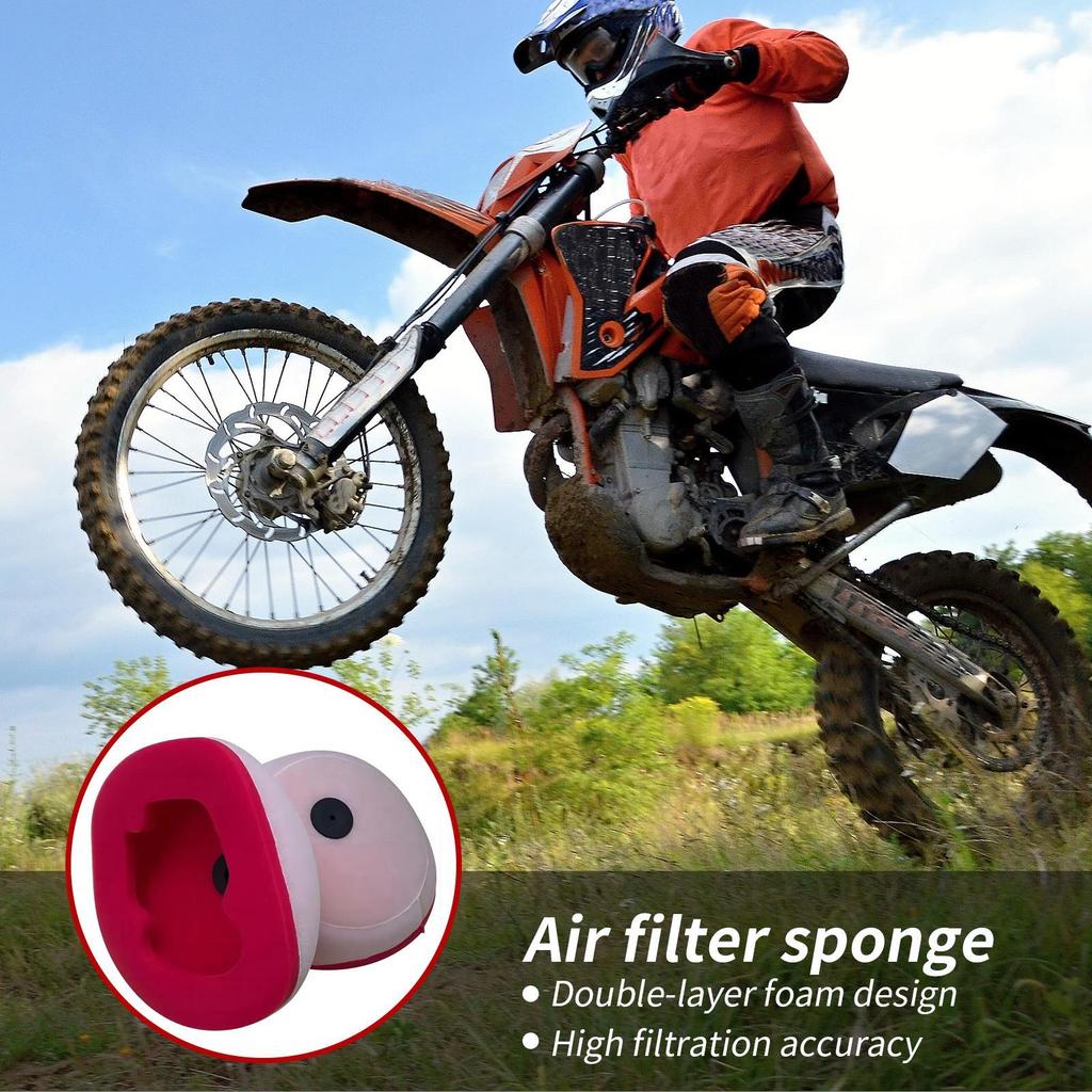 For BETA 125RR 250RR 350RR 390RS 48ORR Motorcycle Air Cleaner Sponge Air Filter Cleaner Sponge Motorcycle Filtration Replacement