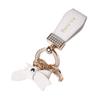 Ladies Bag Fashion Decoration Luxury Genuine Leather Keychain  Women Gift