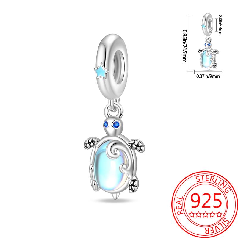 Summer Copper Sea World Kingdom Charm Pendant Beads Fit Charms Original Bracelet For Women Jewelry Making