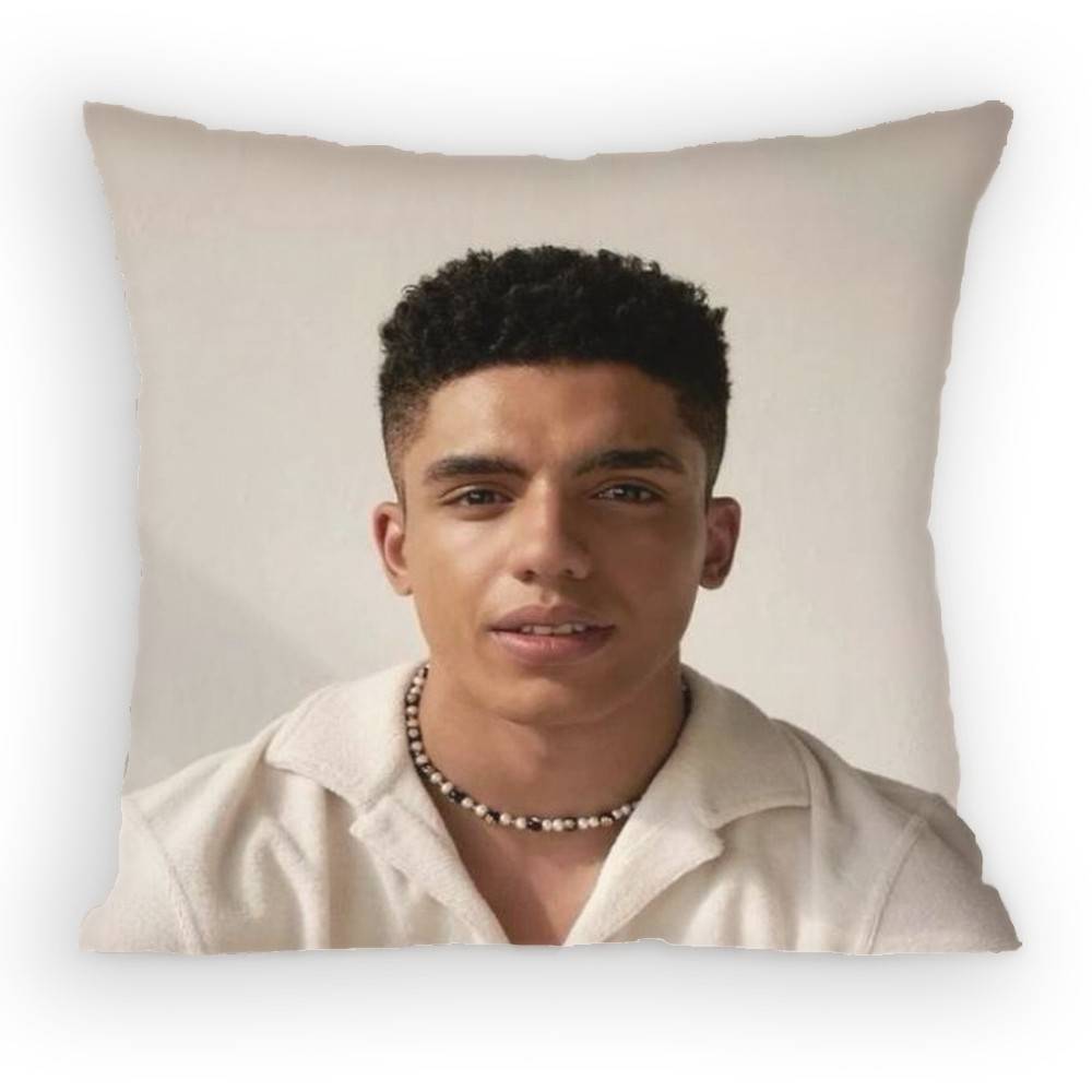 Jay Lycurgo Actor Tim Pillow Case Antidustmite Pillowcase Invisible zipper silky short plush Sofa cushion cover