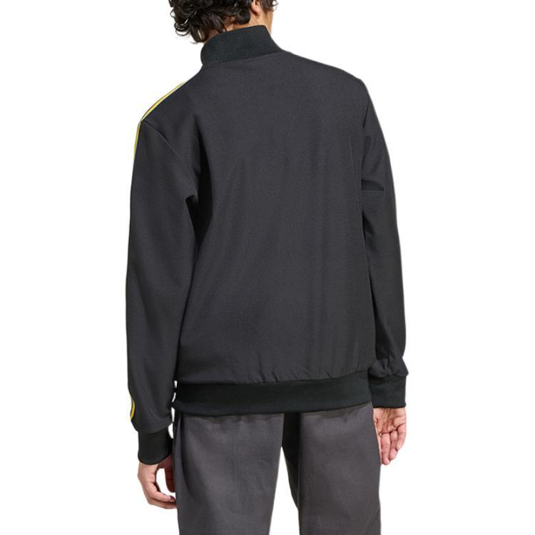 adidas Originals Manchester United Football Breathable Durable Slim Fit Striped Long Sleeve Jacket Men Jacket KC2810