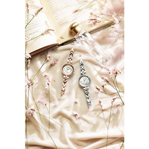 CITIZEN Wicca Solar Tech Radio-Controlled Watch (Pink Gold / Water Resistant / Women's) KS1-660-91 Tiara Star Collection Citizen Radio-Controlled Sola