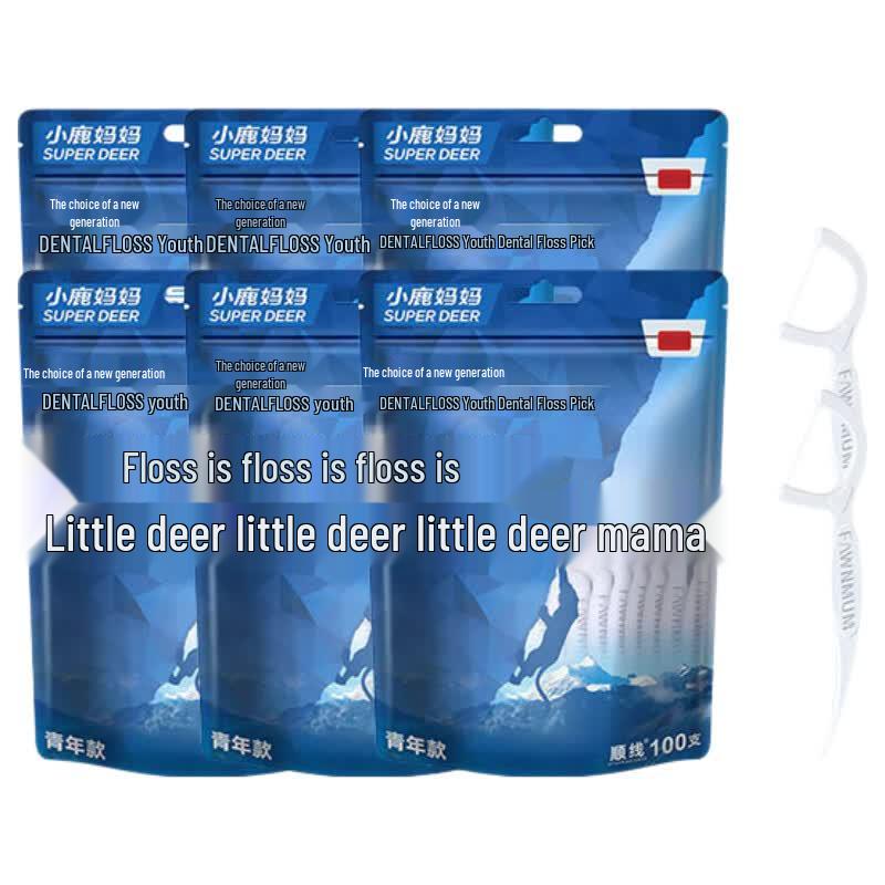 Little Deer Mom Smooth Dental Floss Picks