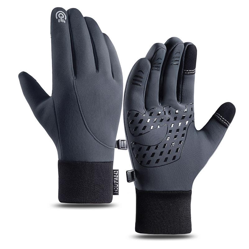 Waterproof Cycling Gloves Winter Touch Screen Bicycle Gloves Outdoor Scooter Windproof Riding Motorcycle Ski Warm Bike Gloves