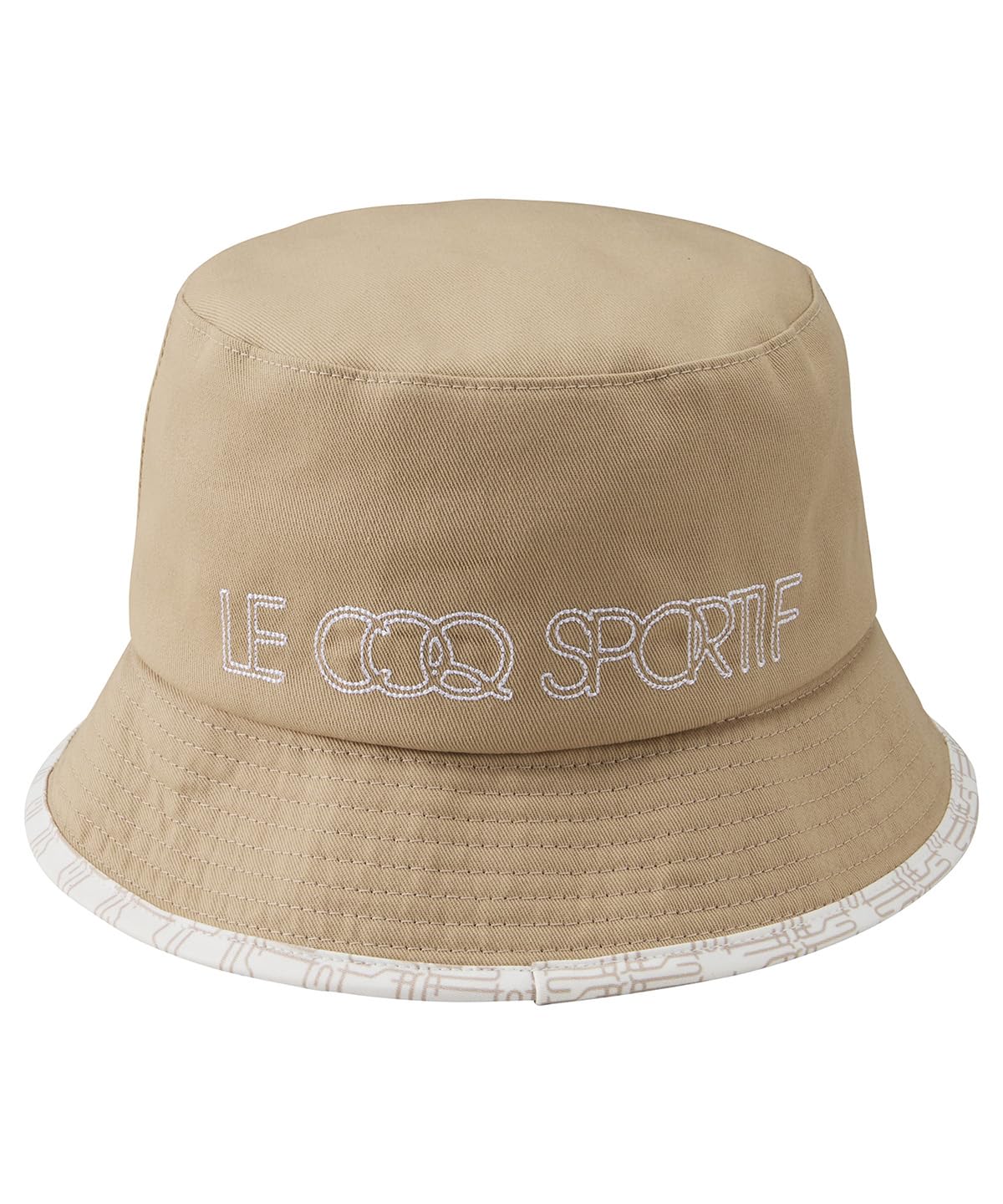 

Coq Sportif Панама с монограммой, регулируемый размер, панама для гольфа LG5SCP71L BG00 [Le Golf] Женская (бежевый)