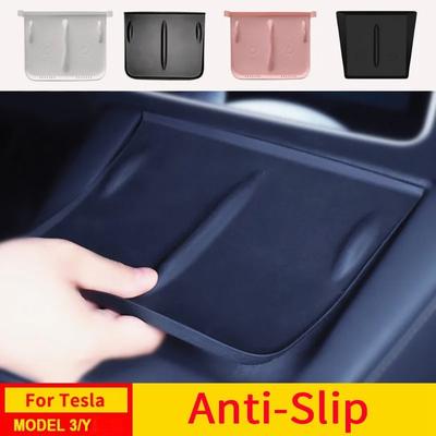 Trådlös laddningsplatta för Tesla Model 3 Y och Highland 2024 2023 2022 Tillbehör Mittkonsol Organizer Laddningsstation Mattor