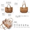 The First Layer Cowhide Tote Bag Niche Design New Leather Handbag Messenger Bag Light Luxury Women's Bag