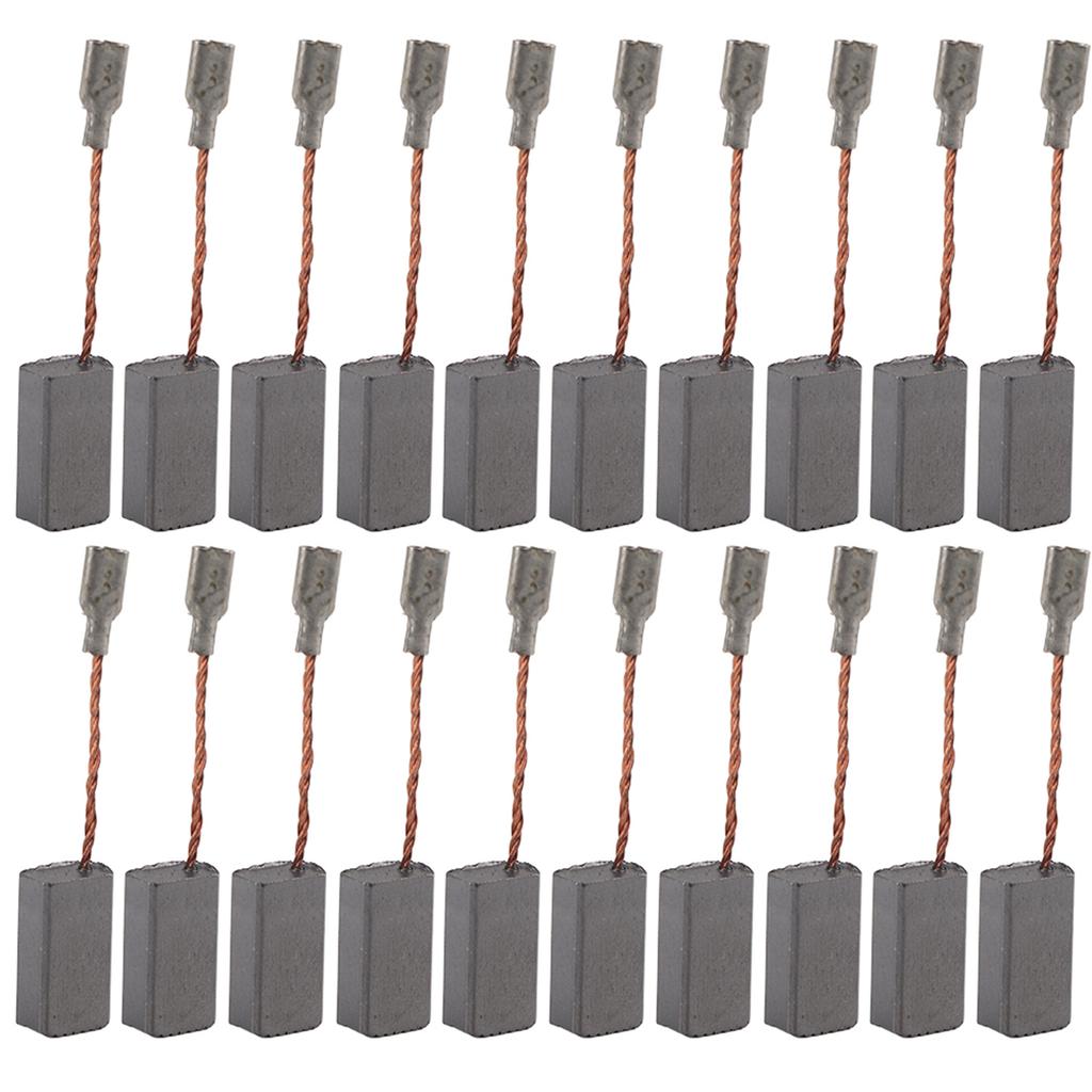 20Pcs Replaceable Great Conductive Carbon Brush for Electric Motor Drill 100 5*8*16mm