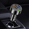 Fast Car Charger Multi-Ports 3USB2PD Car Charger Type C Pd Super Fast Charging Mobile Phone Socket Adapter In Car for Family