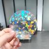Holographic Window Decals for Bird Strikes - Glass Reminder Anti-Collision Self-Adhesive Stickers - Avoid Birds Hitting Windows, Circle, 25 Pieces