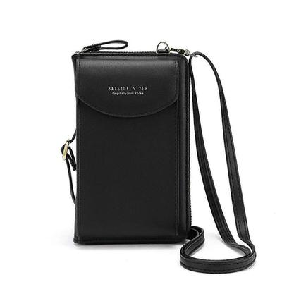 Women's Mobile Phone Shoulder Bag, Leather Mobile Phone Case For Hanging With Wallet, Card Slots, Crossbody Shoulder Bags, Purse, Small Bag - SNNGV
