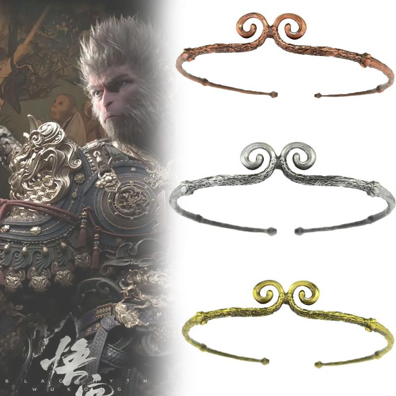 Exquisite Alloy Gold Wukong Staff Decorative Prop Perfect For Home And Office Decor
