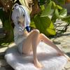 Wandering Witch Elaina Sitting Figure With Coffee Cup Premium PVC Statue Finished Desktop Decor Graduation Gift For Classmates