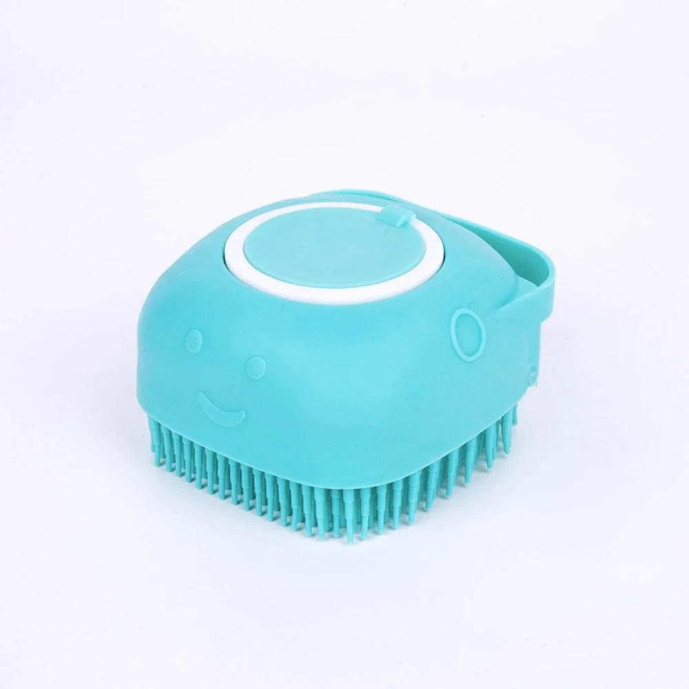 Bathroom Puppy Dog Cat Bath Massage Gloves Brush Soft Safety Silicone Pet Accessories for Dogs Cats Dog Comb Tools