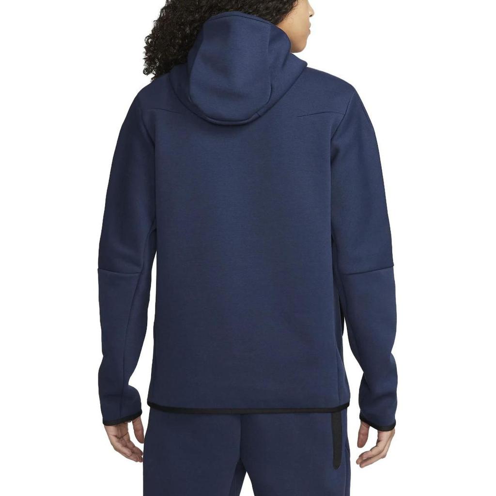 Nike Sportbekleidung Tech Fleece Kapuzenpullover mit durchgehendem Reißverschluss PSG 'Midnight Navy' Herren DM2887-410
