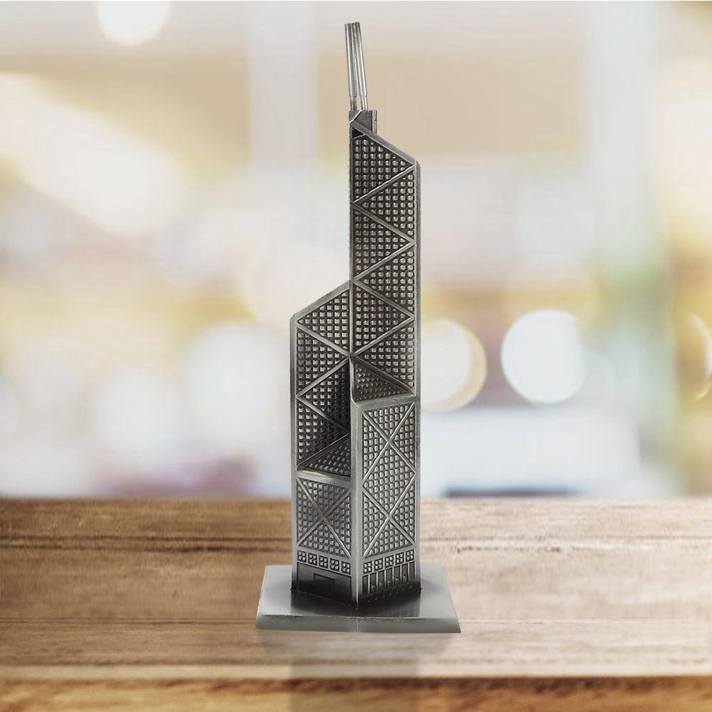 World Famous Architecture Bank of China Tower Model Home Furnishing Ornaments Desktop Decor