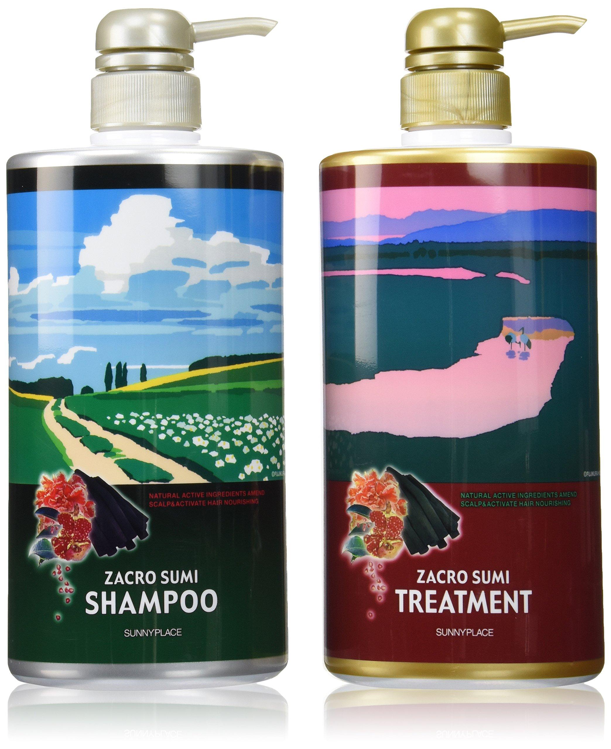 

Sunny Place Pomegranate Carbonated Shampoo and Treatment 800ml Bottle Set