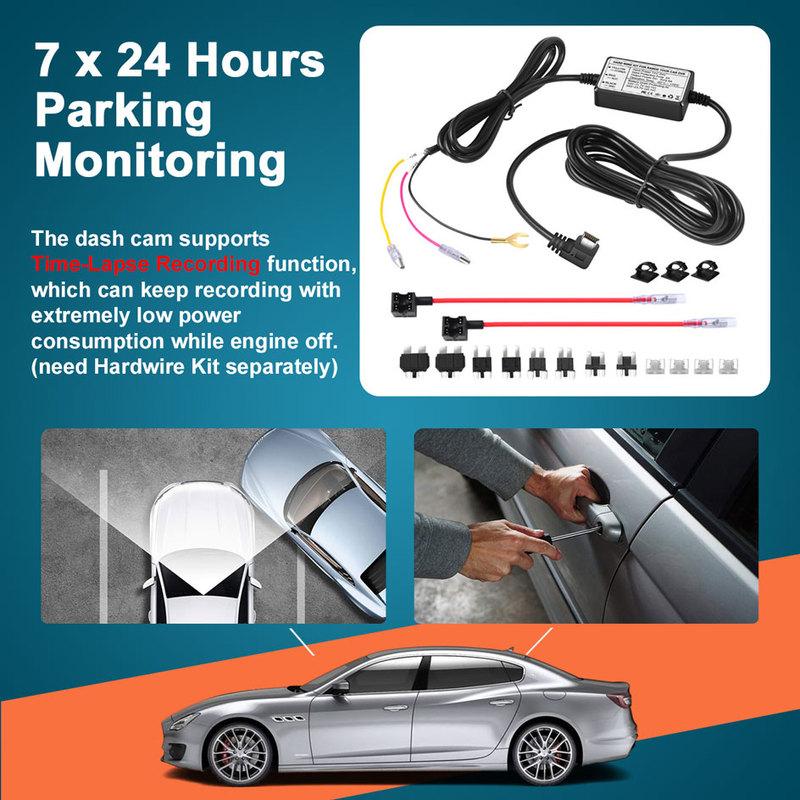 4 Channel 1080P Car DVR WiFi GPS 4 Lens 170 Degree with Rear Camera Dash Cam Dual 8 Infrared Light Night Vision Car Camera