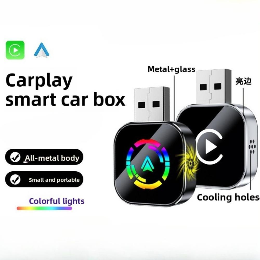 CarPlay Box 2 in 1 Wireless Android Auto Adapter Smart Carplay Module for Seamless Car Connectivity