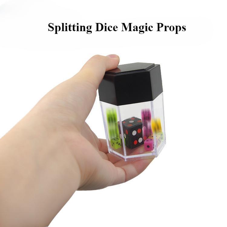 1/3set Colorful Dice, Split Dice Toys, Magic Show Props