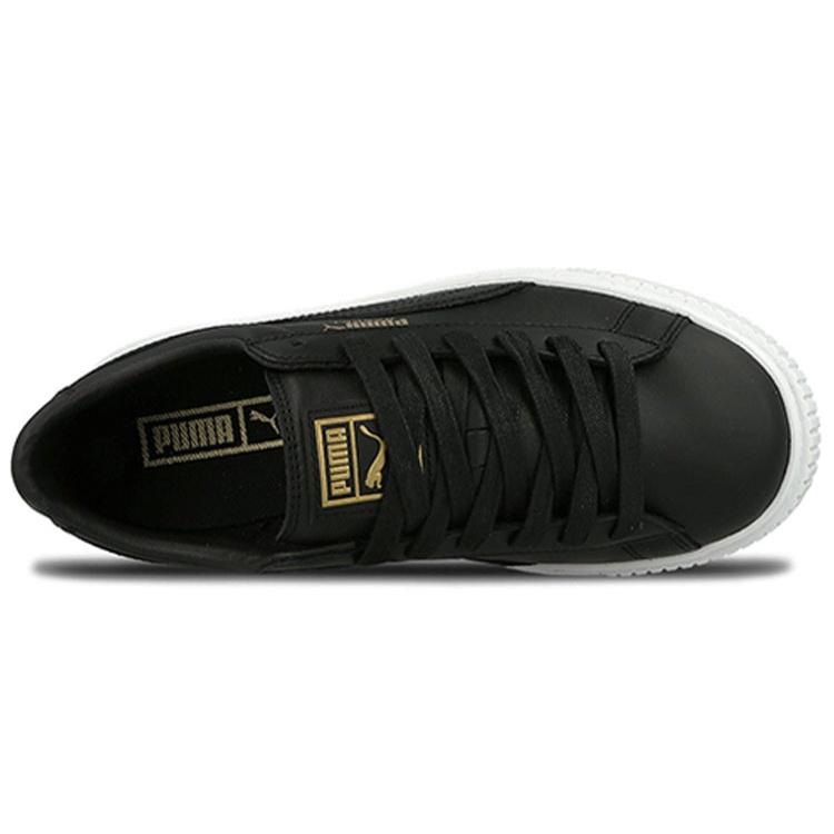 (WMNS) PUMA Basket Platform Core 'Black Gold' Women's 364040-03