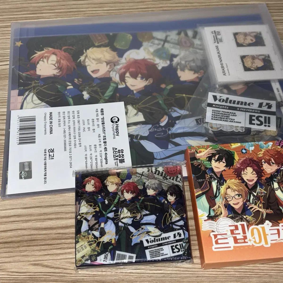 

Ansta Knights Trip Folder Set Acrylic Block Leo Izumi Tsukasa Ritz Ara