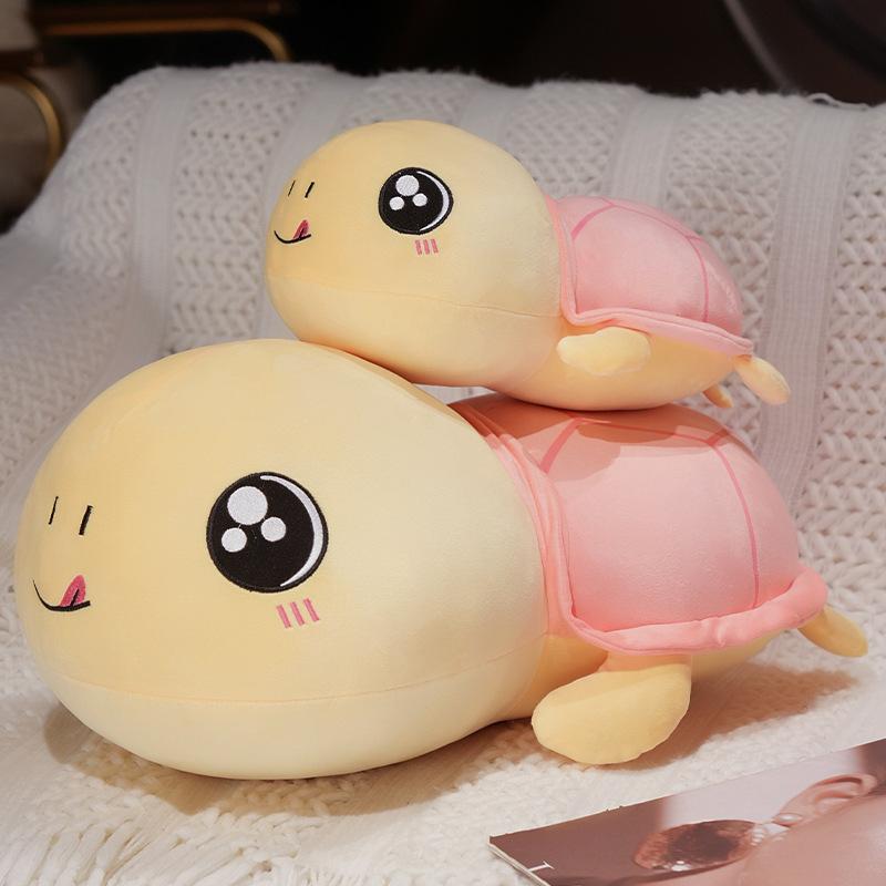Cartoon Cute Crab Clown Fish Throw Pillow Plush Toy Doll Lying Down Turtle Doll Children Soothing Doll