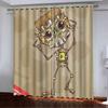High-Density Blackout Curtains, Retro Yellowing Funny Series Digital Printing Blackout Curtains