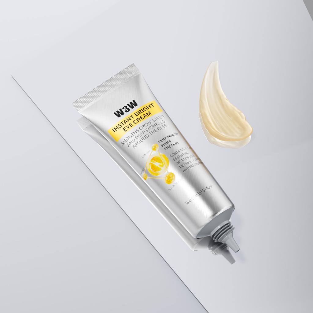 W3W Instant Eye Cream, Fade Eye Bags, Wrinkles, Dark Circles, Repair, Eye Care Cream, Makeup