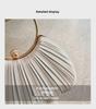 Elegant Pleated Evening Clutch for Women