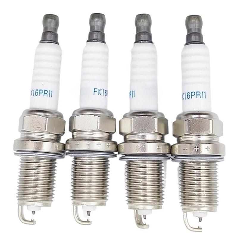 

4/6 шт. Двойные иридиевые свечи зажигания ZYY1-18110 FK16PR11 для Mazda 2 3BK 1.3L ZJ-VE ZJ46 ZJ07 ZJ30 ZJ32 ZYY1-18-110 Автомобильные свечи 4pcs