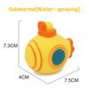 Bath Toy Swimming Water Toys Cartoon Soft Rubber Car Boat Plane Float Squeeze Sound Water Spray Kids Water Play Toys Gifts