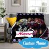 Custom Name Monster High Winter Fantasy Blanket bed sofa Blanket Flannel Blanket for Camping, Hiking, Picnic Essentials,gift for Fan family