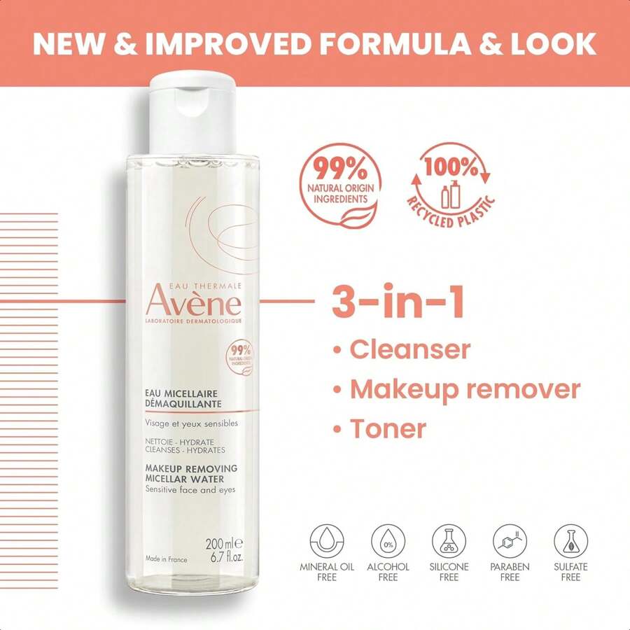 Avene Micellar Lotion Cleansing 200ml.