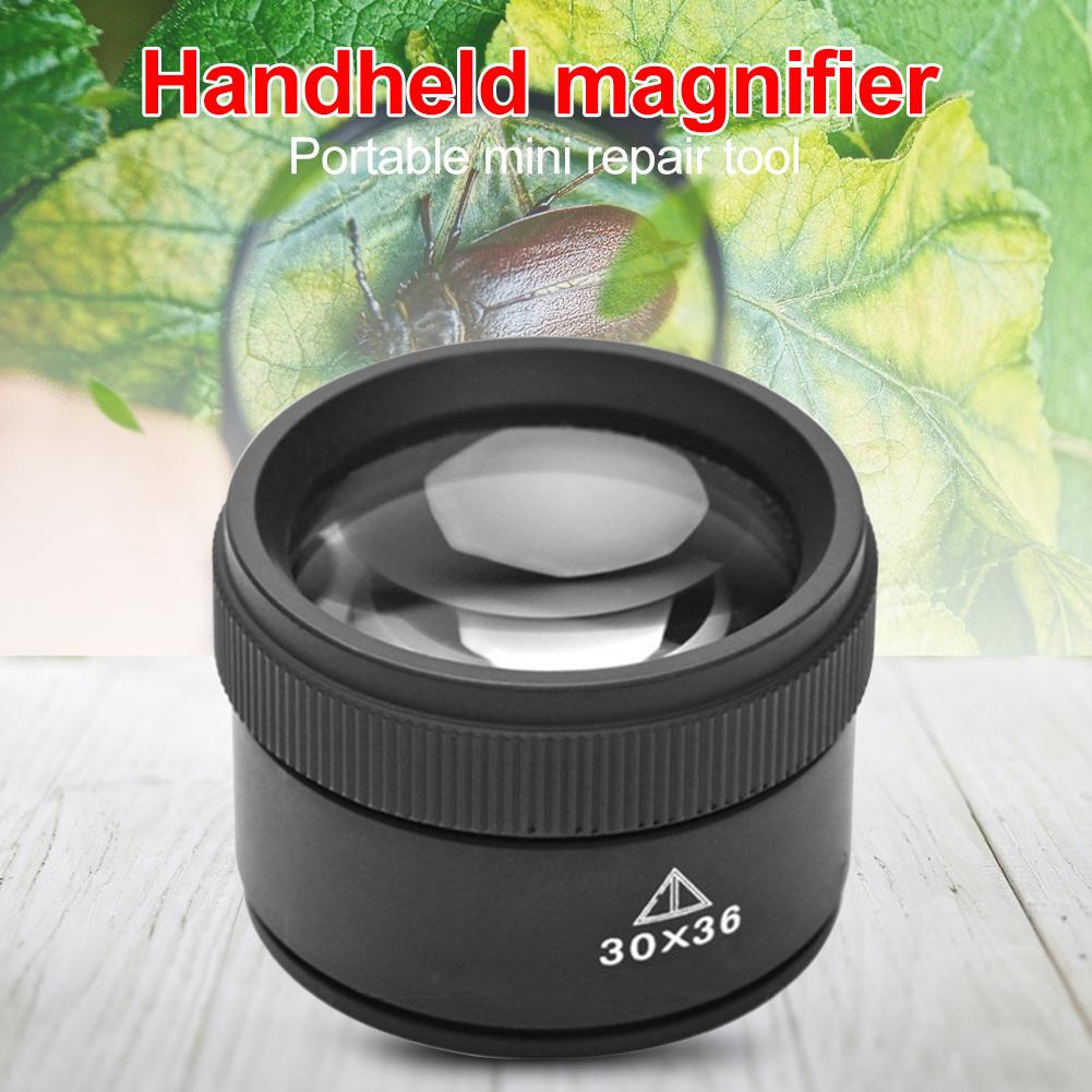 30X Monocular Magnifying Glass Mini Loupe Lens Eye Magnifier Len Jewely Watch Eye Magnifier Repair Kit