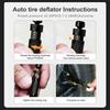 4pcs Automatic Tire Deflators Set of 4, Adjustable Pressure Suitable for Offroad Vehicles Motorcycle Valves Caps