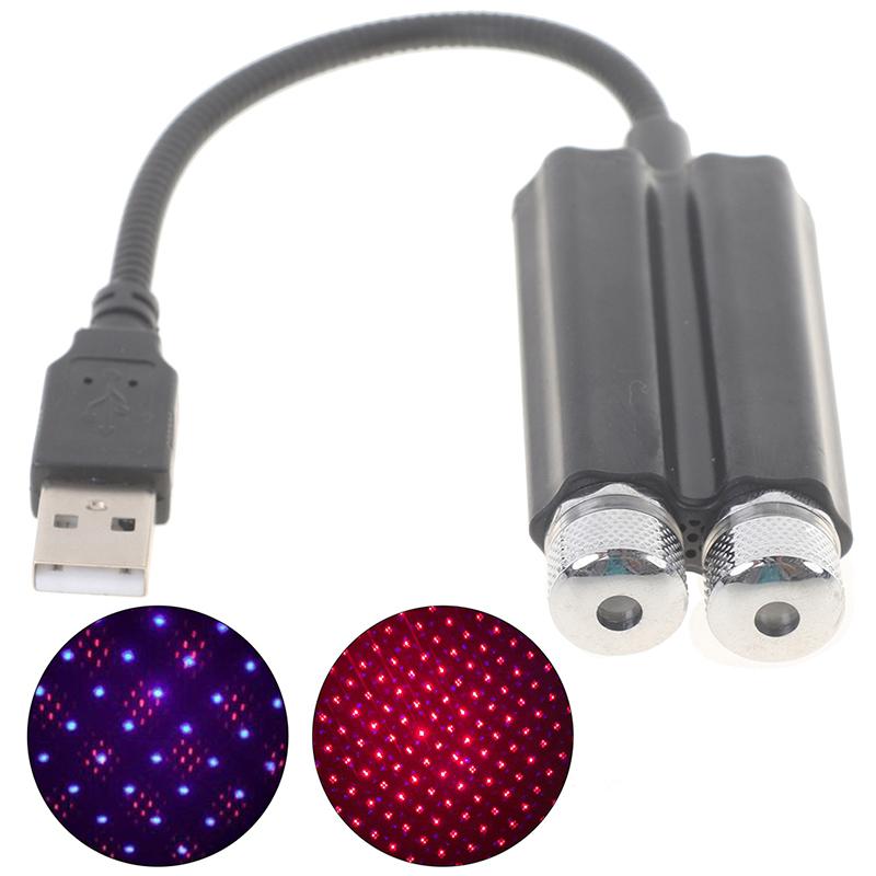 Car Roof Star Light LED Starry Atmosphere Ambient Projector Galaxy Lights