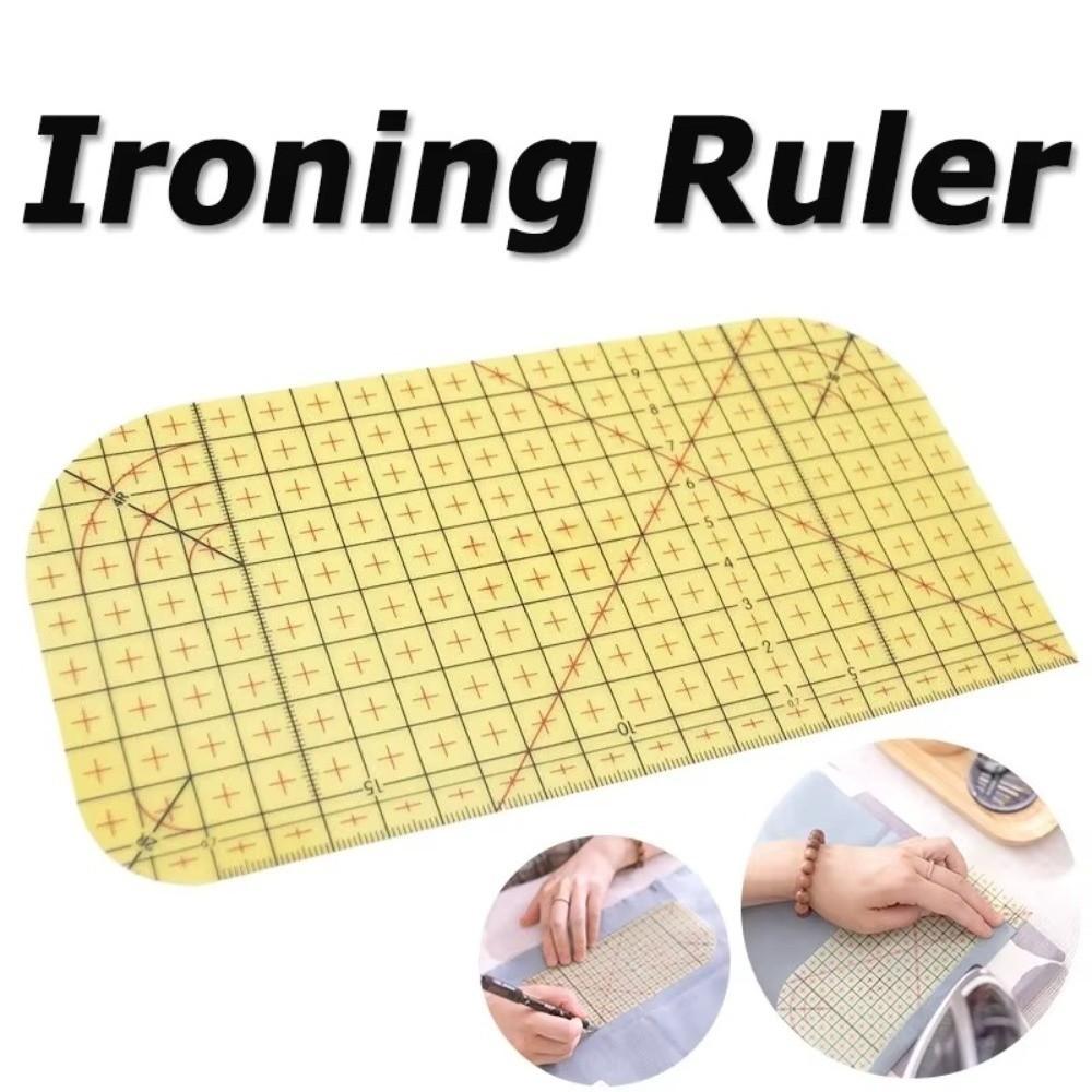 1/2Pcs Heat Resistant Hot Ironing Ruler Measuring Tool Clothing Making Quilting Ruler DIY Handmade Sewing Ruler Patchwork Craft
