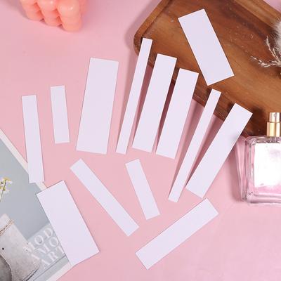 Multiple Szes 50Pcs Tester Strips Fragrance Disposable White Women Smell Paper Paper Strips Test Paper Aromatherapy Perfume